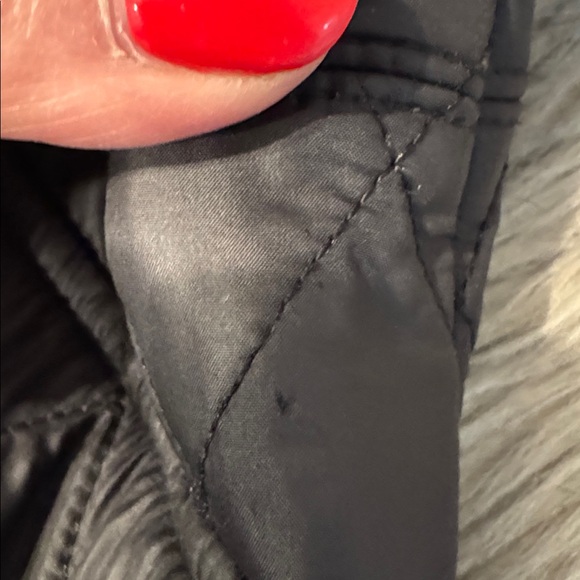 Barbour Black Quilted Vest Size 12 - Picture 6 of 10